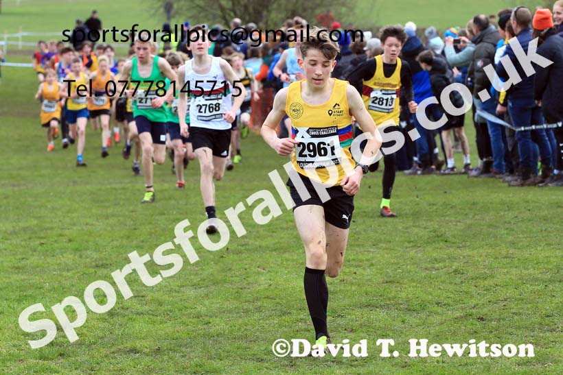 Boys Under-13s 2023 UK CAU Inter Counties Cross Country Champs, Prestwold Hall, Loughborough. Photo: David T. Hewitson/Sports for All Pics